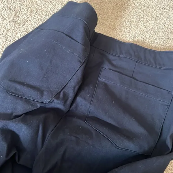 NWT spanx polished ankle slim navy pants‎ M - Image 14