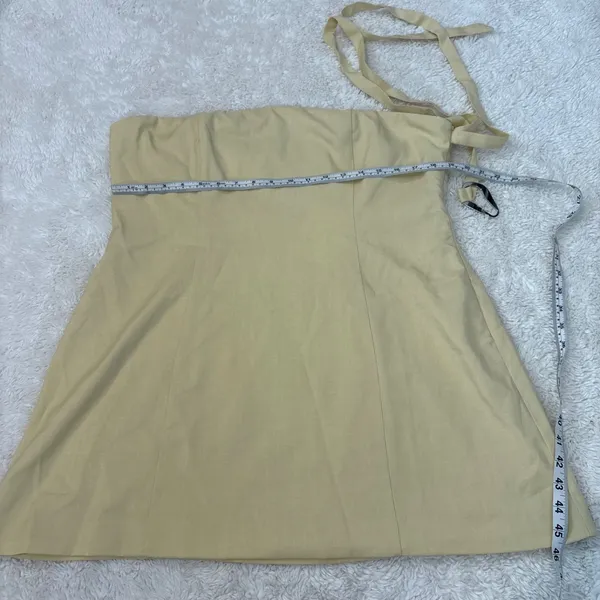 Peppermayo Womens Yellow Mini Festival Summer Dress 14 Preppy Soft College Fun - Image 4