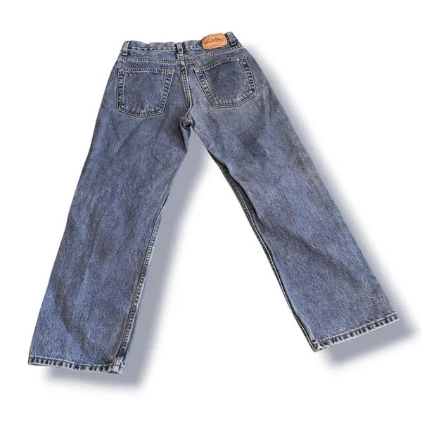 Levi Strauss Signature Loose Fit Jeans 26 Inch Waist Medium Wash Wide Leg Y2K - Image 7