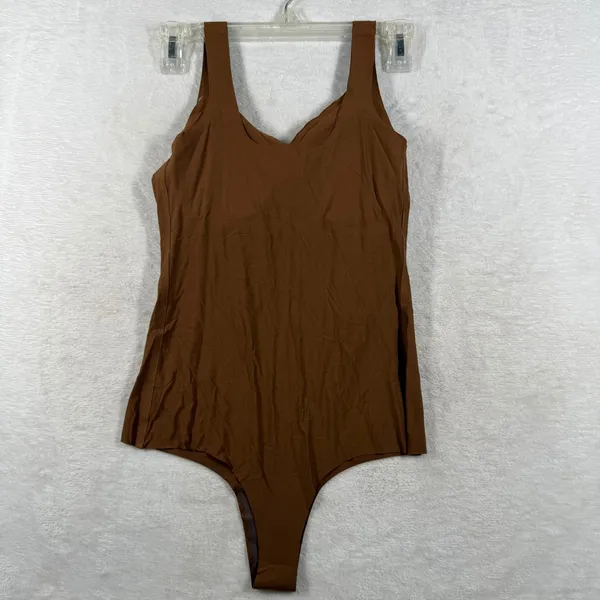 Commando Butter Soft-Support Bodysuit Cinnamon Brown BSS401 Medium NEW - Image 7