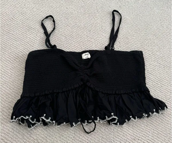 Aritzia Wilfred La Boheme Smocked Ruffle Tank - Image 2