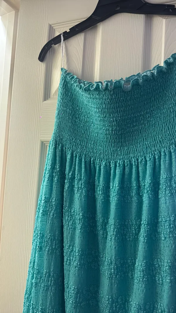 Strapless dress Green Size M - Image 2
