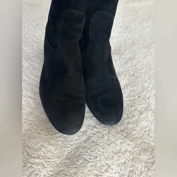 AGL black Loretta velour suede boots size 38 7 - Image 5