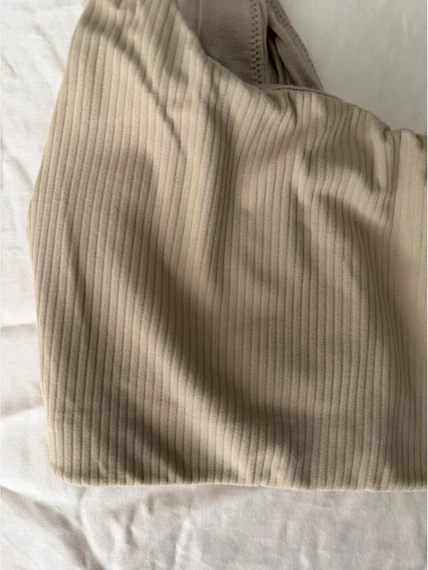 Lululemon Ribbed Nulu Asymmetrical Yoga Bra - Image 4