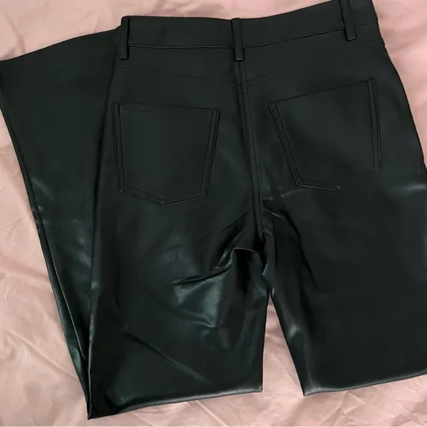 NWT Faux leather pants - Image 2