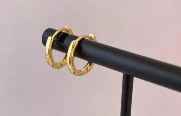Small Hoop Earrings,10mm Gold Hoop Earrings - Image 6