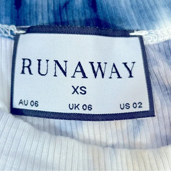 Runaway The Label Eccentric Blue‎ Tie Dye Dress Size 2 - Image 11