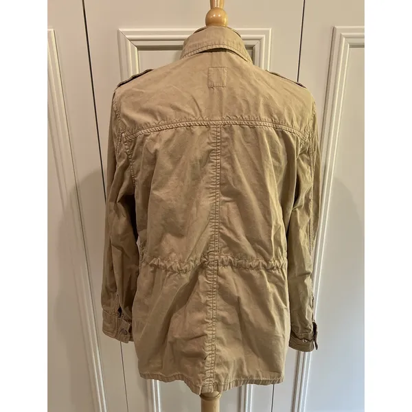 Gap Women's Khaki Utility Jacket‎ Safari Military Cotton Lightweight - Image 6