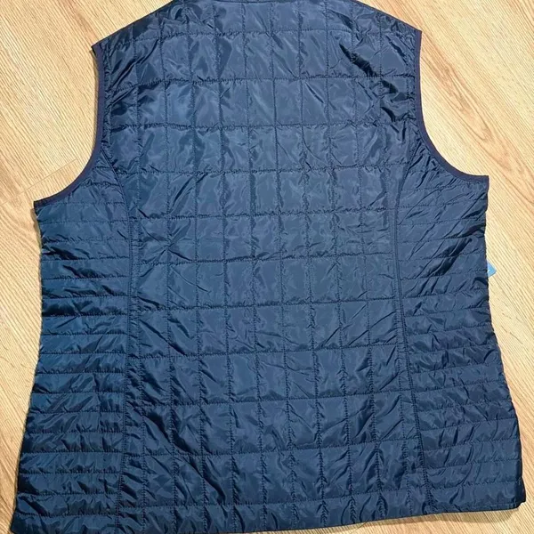 Storm Creek Packable Quilted‎ Vest Womens 2XL Navy Blue Full Zip Puffer Layering - Image 2