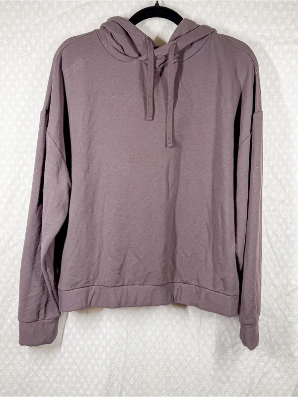 Quince Dark Brown Supersoft Fleece Pullover Hoodie - Image 2