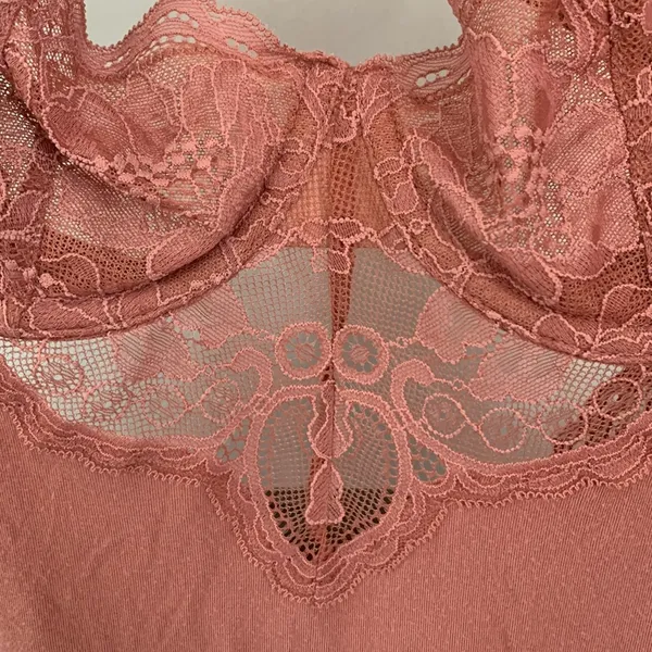 Delicate and soft lace peach pink Victoria’s Secret Slip Dress / Size XS - Image 10