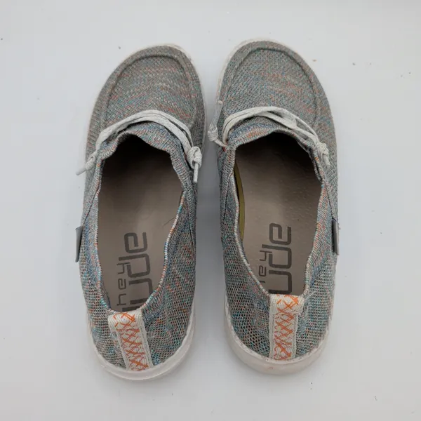 Hey Dude‎ Wendy Halo Azur Coral Knit Slip On Loafers Womens 7 121832112 - Image 6