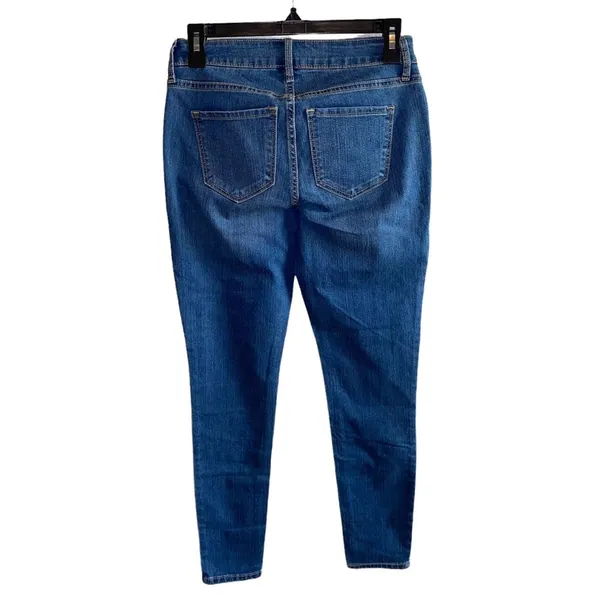NWT Old Navy‎ Super Skinny Ankle Jeans Size 2 Dark Wash Stretch Denim - Image 2