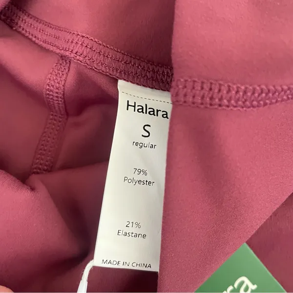 Halara Crossover Buckle Mesh Grommet Flare Yoga Leggings in Small Regular New - Image 3
