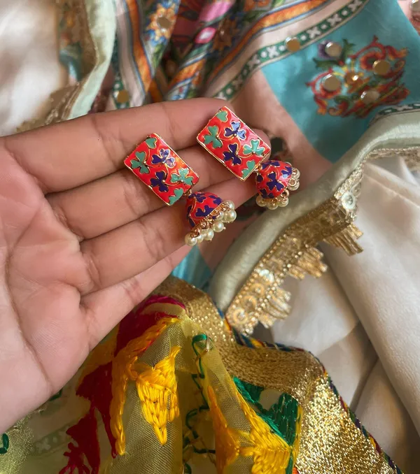 Orange Jhumki - Image 2