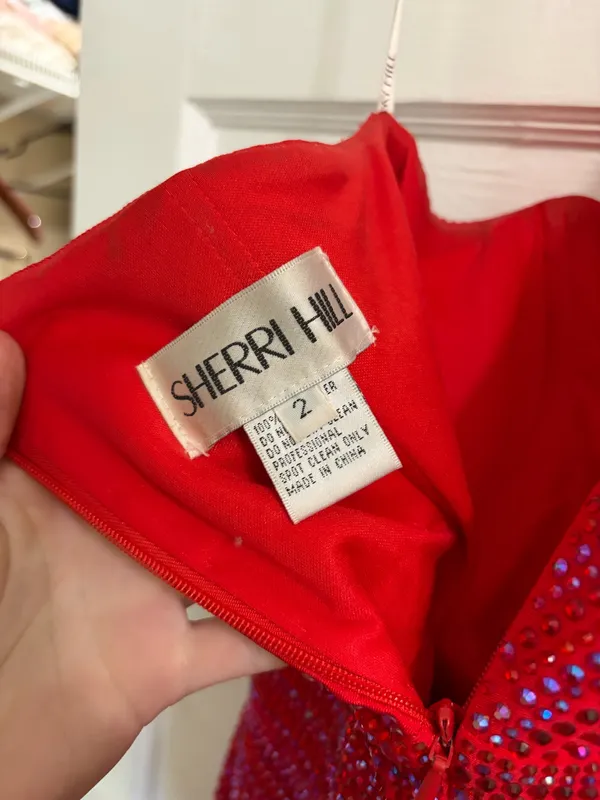 Sherri Hill Prom Dress Red - Image 6