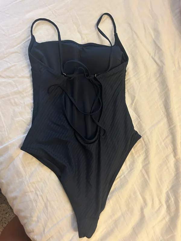 One Piece Navy Swimsuit - Image 2