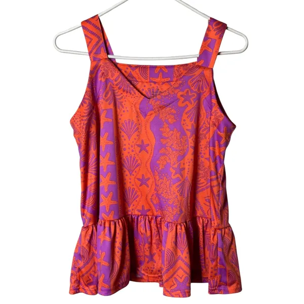 Cuddl Duds Cozy Sleeveless Soft Beach Theme Print Pajamas Set Sz S - Image 5
