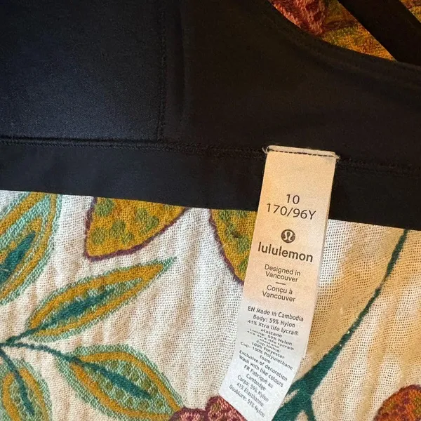 Lululemon Waterside Black Women's Swimwear Set RARE - Image 5