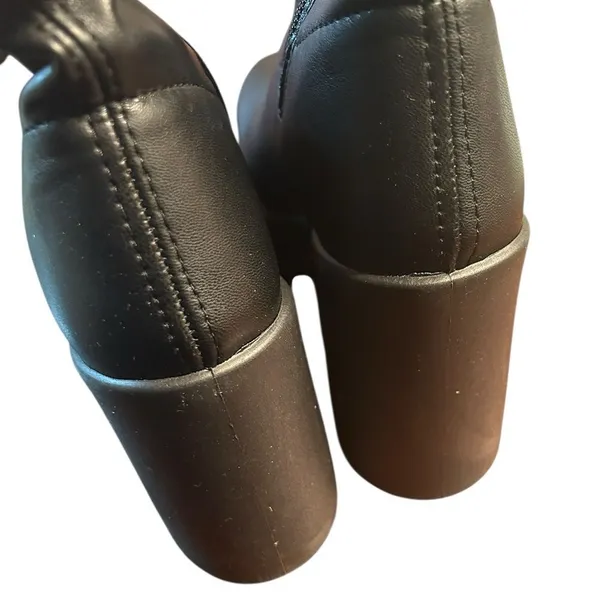 Aqua Black Block  Sock Boots(Size 8) - Image 6
