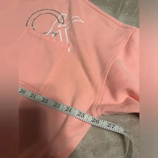 Calvin Klein Performance Sweatshirt Women’s Size 2X Adjustable Waist Pink - Image 5