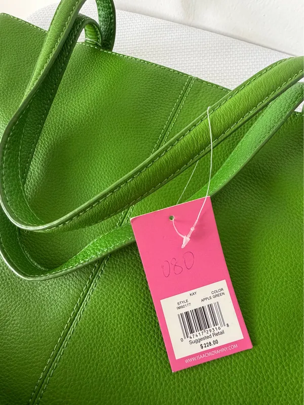 Isaac Mizrahi Lime Green Tote (Discontinued) - Image 9
