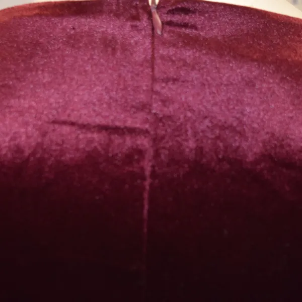 NWT Ababalaya Burgundy Velvet Maxi Dress (Formal) Size XXL - Image 7