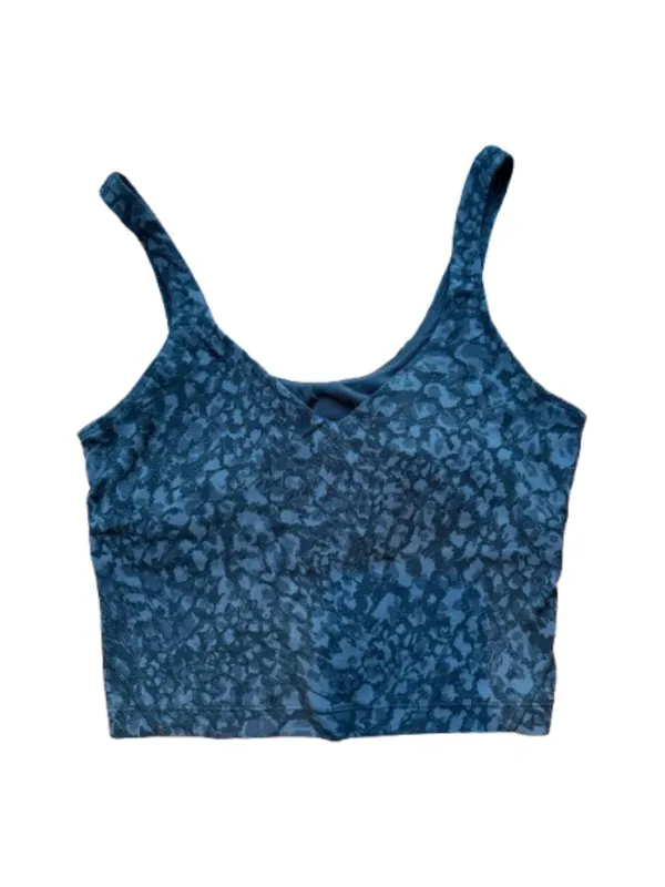 Lululemon Align Tank Top Wild Thing Camo Deep Coal Black Grey Size 6 - Image 2