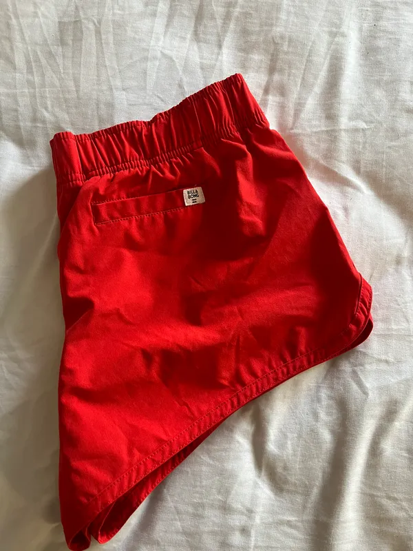 Billabong Red Athletic Shorts - Image 5