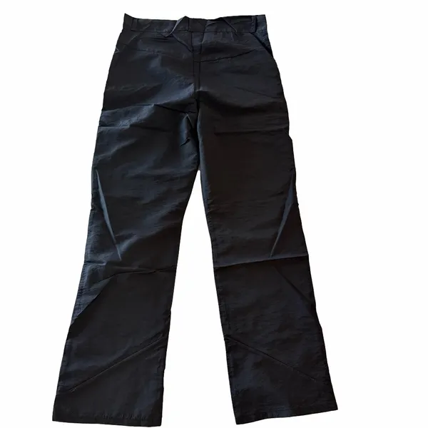Women's Black Hiking Style Pants with Fixed Waist and Pockets Size Medium #26070 - Image 6