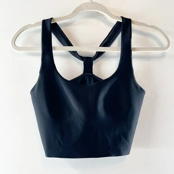 Alo Airlift Sleek Bra Tank Top Black Small - Image 3