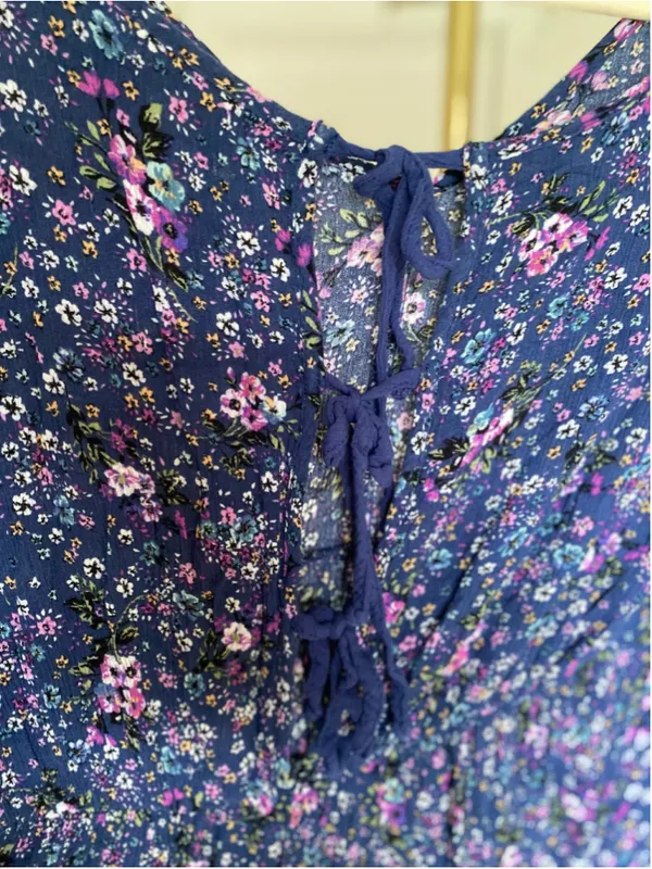Live To Be Spoiled Floral‎ Midi Dress Boho Cottagecore Prairie Coquette Feminine - Image 4