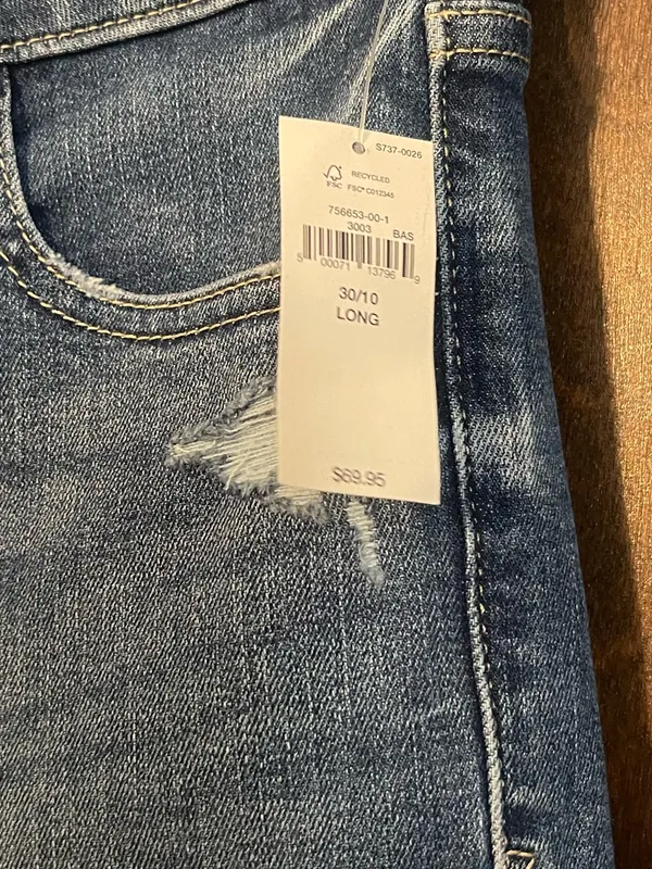 NWT GAP Women's Skinny Jeans, Medium Blue - Size 30/10 - Image 4