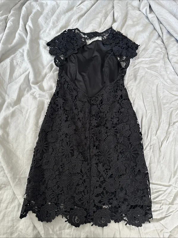 Lulus black lace dress - Image 2