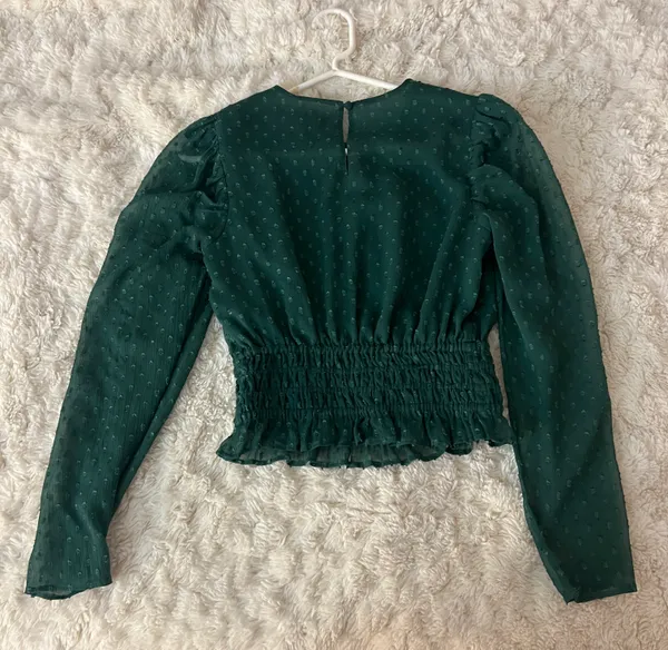 Express Green Blouse - Image 2
