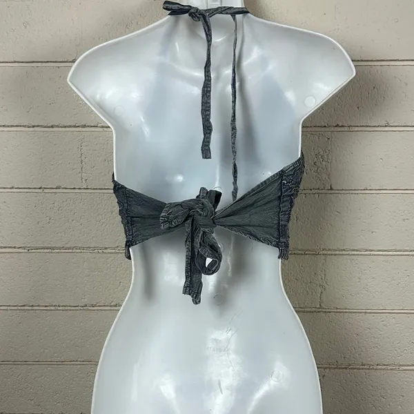 Halter Gray Embroidered one size Size undefined - Image 2