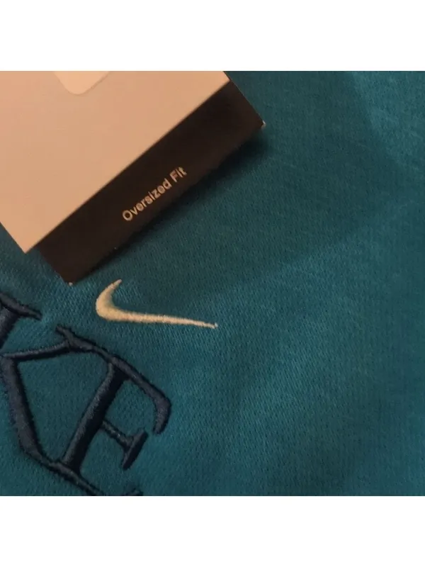 Nike Phoenix Fleece Varsity Oversize Crewneck Sweatshirt size large - Image 6
