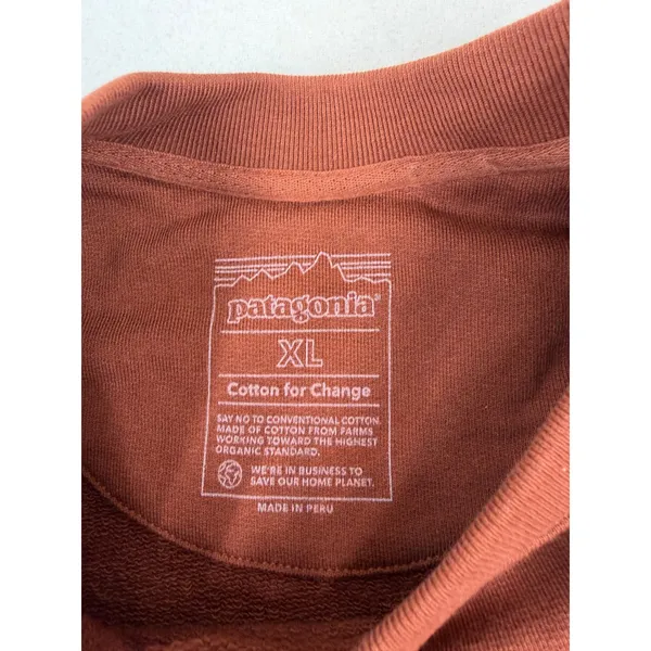 Patagonia Regenerative Organic Cotton Crew Sweatshirt Dried Vanilla Size XL NWT - Image 5