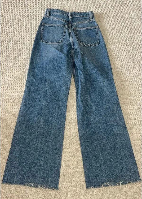 ZARA Wide-Leg Jeans Ripped - Image 3