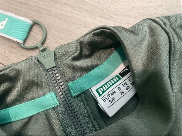 Puma Dark Green Tank with Mint Trim - Image 2