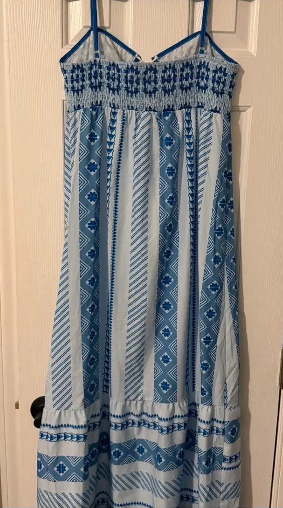 Beach Boutique Blue Maxi Dress - Image 2