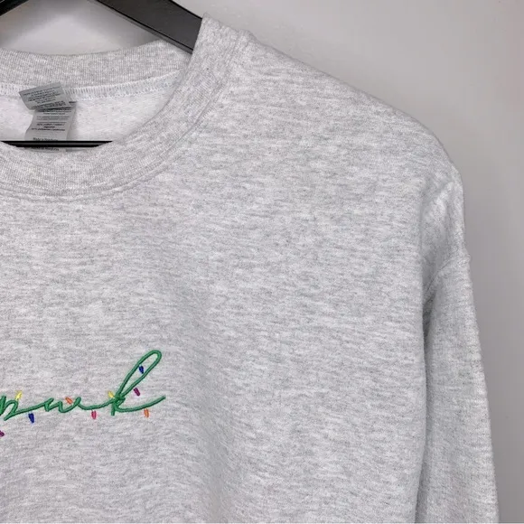 Harry Styles Christmas Lights TPWK Grey Sweatshirt Size‎ M - Image 5