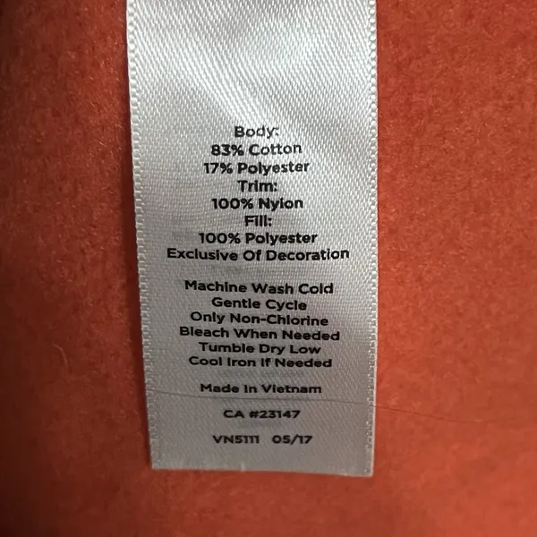 T By Talbots Orange Puffer Vest Full Zip Size Small Petite New With Tags‎ - Image 10
