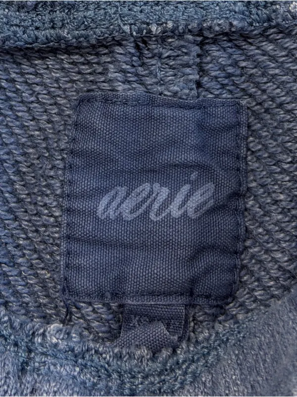 Aerie Blue Sweat Shorts Size XS Comfy Cozy Lounge Oversized - Image 3