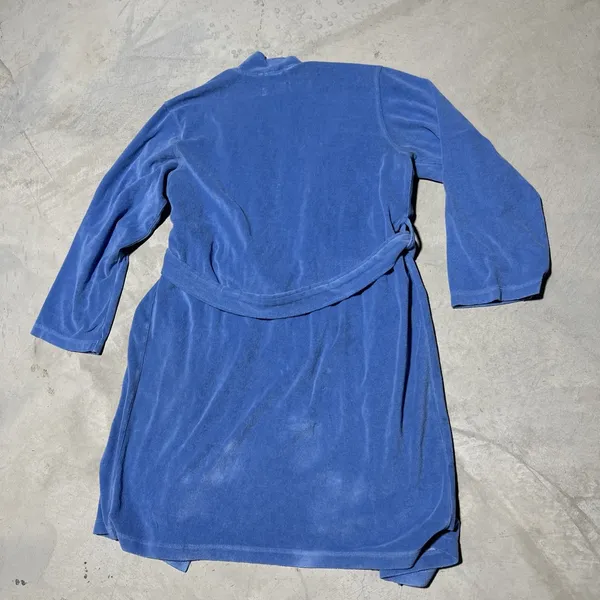 Ralph Lauren Polo Ralph Lauren TerryCloth Bath Robe Light Blue Belted UNISEX SZ L - Image 8