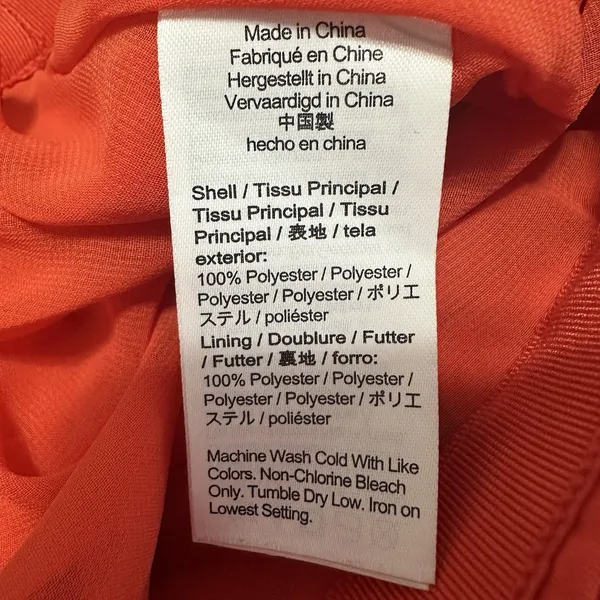 J.‎ Crew Vibrant Orange Wide Pleated Long Midi Skirt Womens Size 6 Summer - Image 6