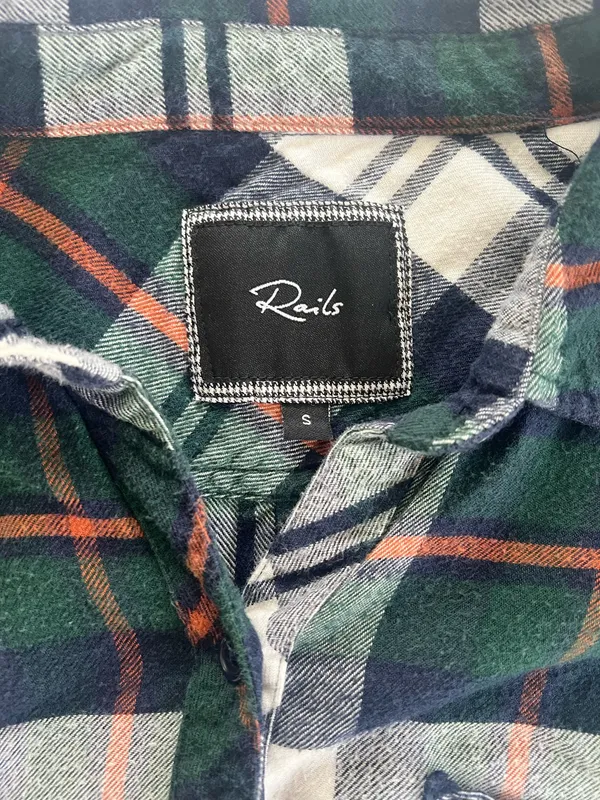 Rails Button Down Plaid Flannel - Image 2