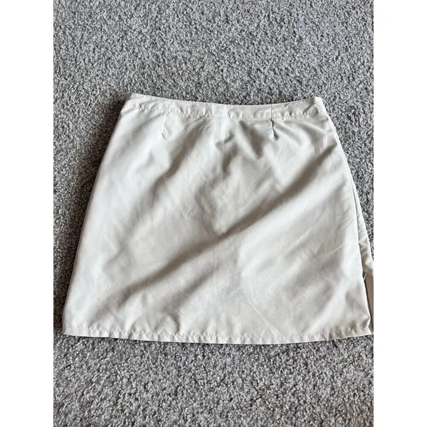 Patagonia Duway Skirt Skort Golf Pocket Zip Sides Beige Size 6 Pickleball Gym - Image 8