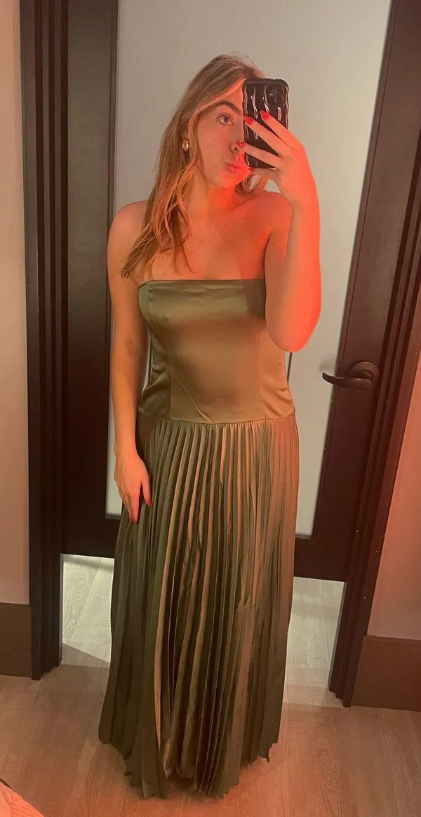 Abercrombie Pleated Dress - Image 3