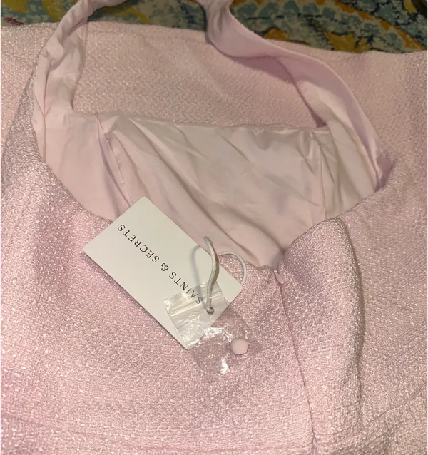 Showpo Aurora Mini Dress Pink - Image 3